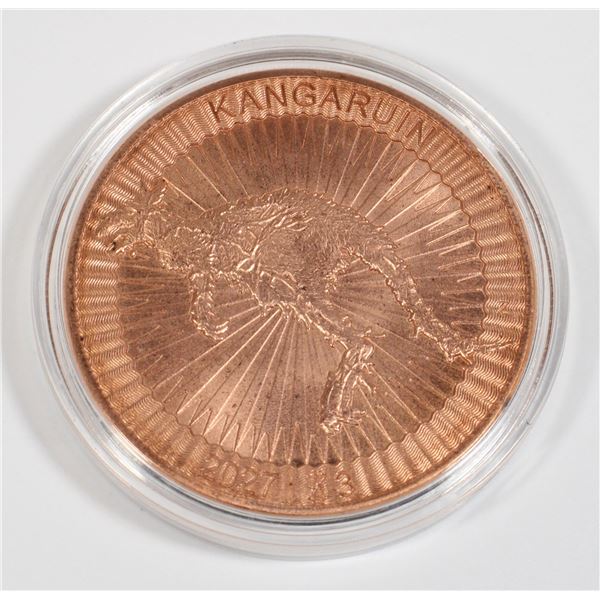ZOMBUCKS KANGARUIN 1 OZ COPPER ROUND