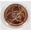 Image 2 : ZOMBUCKS KANGARUIN 1 OZ COPPER ROUND