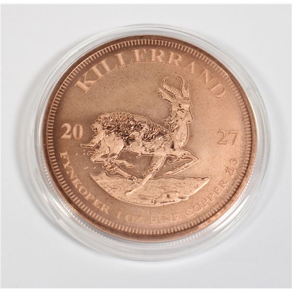 ZOMBUCKS KILLERAND 1 OZ COPPER ROUND