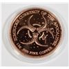 Image 2 : ZOMBUCKS ELEGAUNT 1 OZ COPPER ROUND