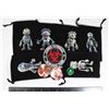 Image 1 : 6 ZOMBIE THEMED DRAW STRING GIFT BAGS