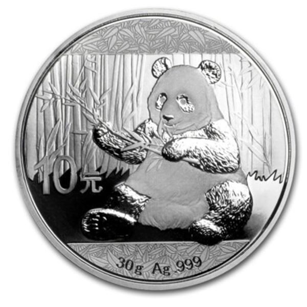 2017 CHINA PANDA 30G SILVER COIN