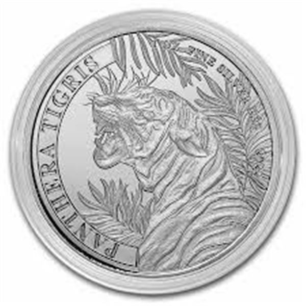 1-OZ 2022 PANTHERA TIGRIS 500KPS SILVER COIN