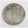 Image 1 : 1943 CANADA HALF DOLLAR. CIRCULATED SILVER COIN.