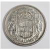Image 1 : 1957 CANADA HALF DOLLAR CIRCULATED SILVER COIN.
