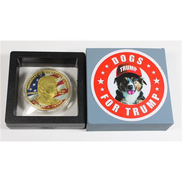 BEAUTIFUL TRUMP COLOURIZED ROUND