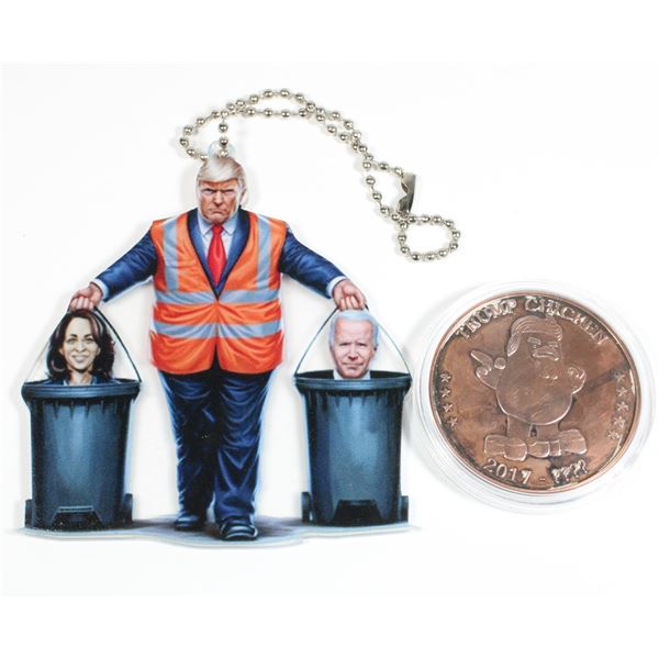 1 OZ TRUMP CHICKEN COPPER ROUND