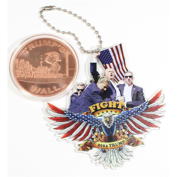 1 OZ TRUMPS WALL COPPER ROUND