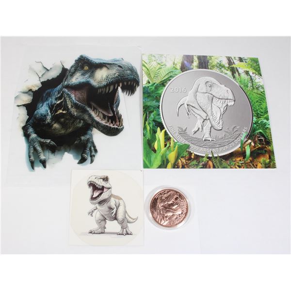 2016 1/4 OZ TYRANNOSAURUS REX #19