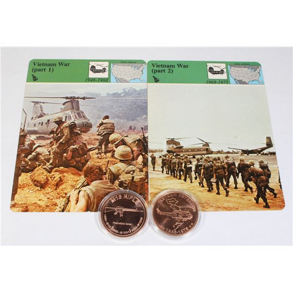 1 OZ VIETNAM VETERANS COPPER ROUND 1 OZ M16