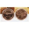 Image 2 : 1 OZ VIETNAM VETERANS COPPER ROUND 1 OZ M16