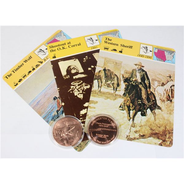 2 1 OZ COPPER ROUNDS IN CAPSULES. SHERIFF AND