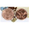 Image 3 : 2 1 OZ COPPER ROUNDS IN CAPSULES. SHERIFF AND