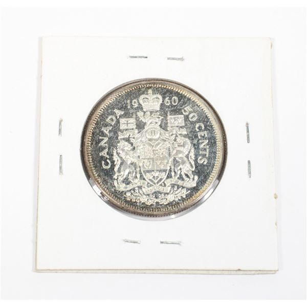 1960 CANADA HALF DOLLAR .3 TROY OZ SILVER