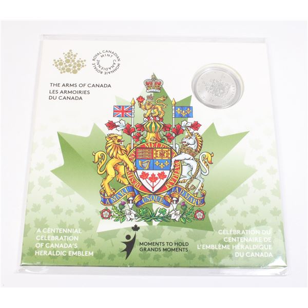 2021 $5 MOMENTS TO HOLD: ARMS OF CANADA