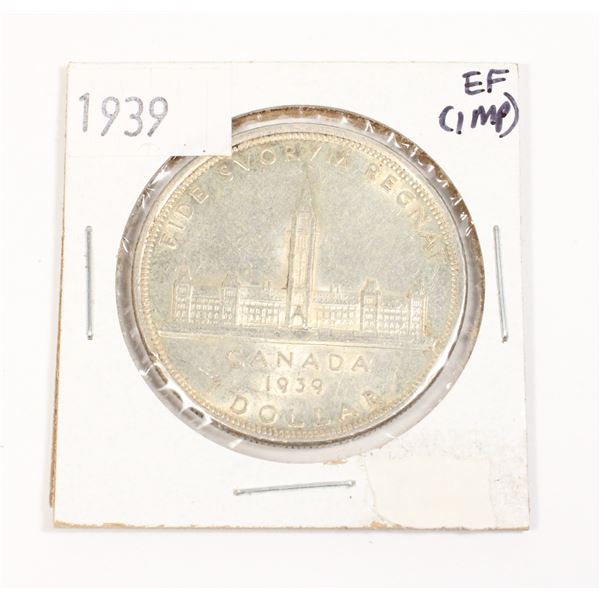 1939 CANADA PARLIAMENT BUILDING SILVER DOLLAR