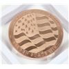 Image 3 : 5 OZ EAGLE COPPER ROUND IN FLOATING DISPLAY