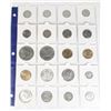 Image 2 : 1 PAGE OF 20 U.S. HISTORIC COINS