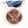 Image 2 : 1 OZ DRAGON COPPER ROUND IN CAPSULE WITH