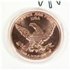 Image 3 : CANNABIS 1 OZ .999 FINE COPPER IN CAPSULE