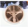 Image 2 : CRUCIFIXION 1 OZ .999 FINE COPPER