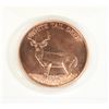 Image 2 : WHITE TAILED DEER 1 OZ .999 FINE COPPER IN CAPSULE