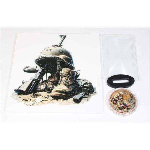 WARMONGER 1 OZ .999 FINE COLOURED COPPER