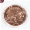 Image 2 : 2 OZ BUFFALO COPPER ROUND 47MM COMES