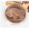 Image 3 : 2 OZ BUFFALO COPPER ROUND 47MM COMES