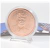 Image 4 : 2 OZ TRUMP COPPER ROUND COMES IN CAPSULE WITH