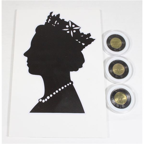 3 2022 HONOURING QUEEN ELIZABETH III BLACK