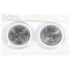 Image 2 : TWO 1992 ALBERTA CANADA 25 CENT IN CAPSULE WITH