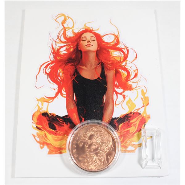 1 OZ .999 FREEDOM GIRL BE SILVER SHIELD