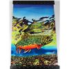 Image 1 : 12"X16" BROOK TROUT FIBER POSTER