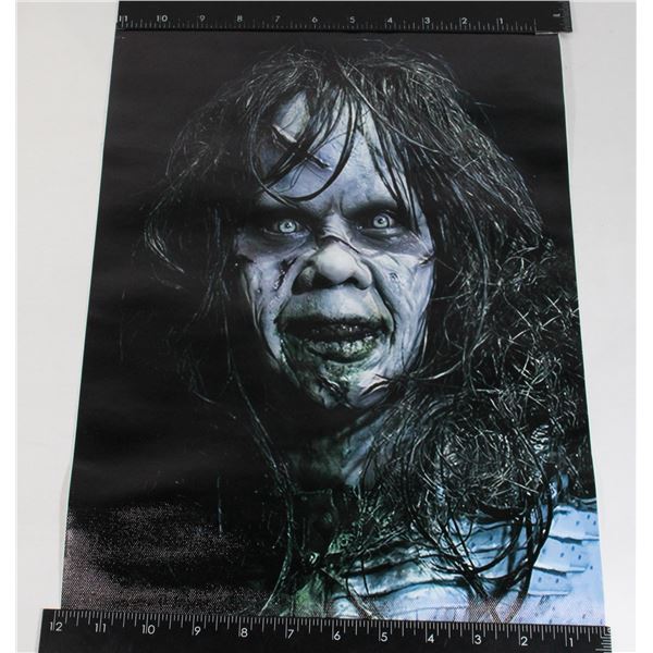 VERY CREEPY EXCORCIST POSTER 12"X 16" COMES IN