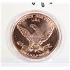Image 3 : 1 OZ 999 CANNABIS COPPER ROUND IN