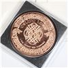 Image 3 : 1 OZ 999 DRAGON COPPER ROUND IN