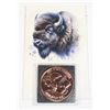 Image 1 : 1 OZ 999 BISON COPPER ROUND IN