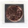 Image 3 : 1 OZ 999 BISON COPPER ROUND IN
