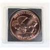 Image 2 : 1 OZ 999 BISON COPPER ROUND IN