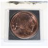 Image 3 : 1 OZ 999 BISON COPPER ROUND IN
