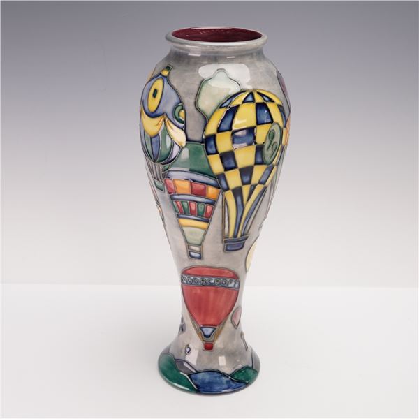 Moorcroft Pottery by Jeanne MacDougall Vase, Balloons