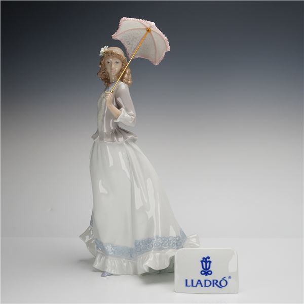 Lladro Porcelain Sculpture, On The Boulevard 01006545 with Plaque