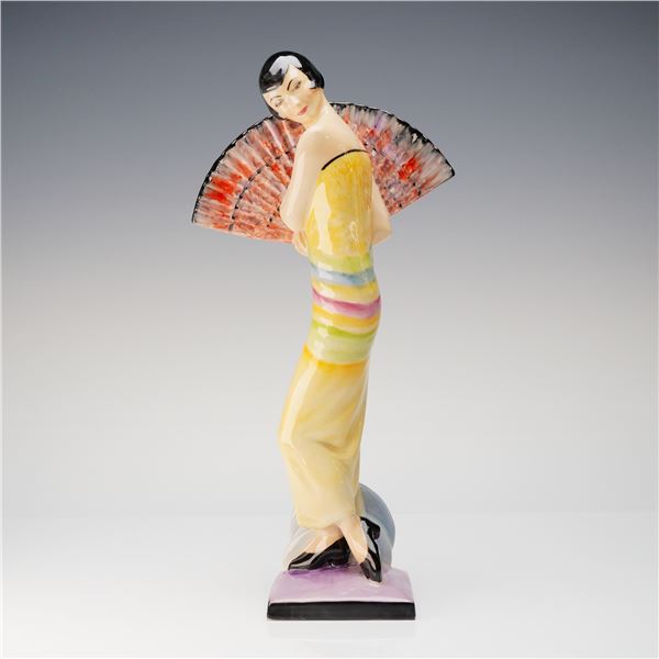 Peggy Davis Original Proof Porcelain Lady with Fan Figurine