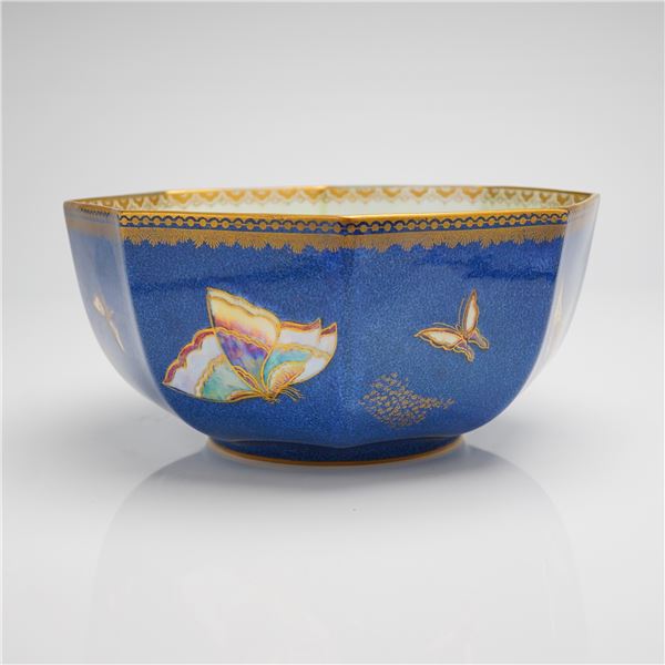 Wedgwood Fairyland Lustre Butterfly Octagonal Bowl Z5068