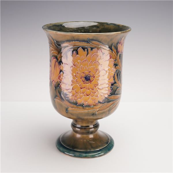 William Moorcroft Pottery Chalice, Cornflower