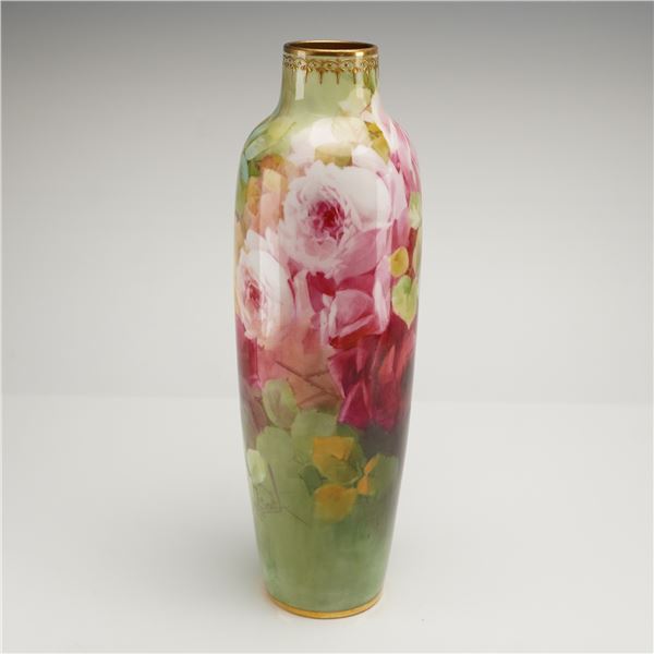 Royal Doulton Floral Vase by Edward Raby