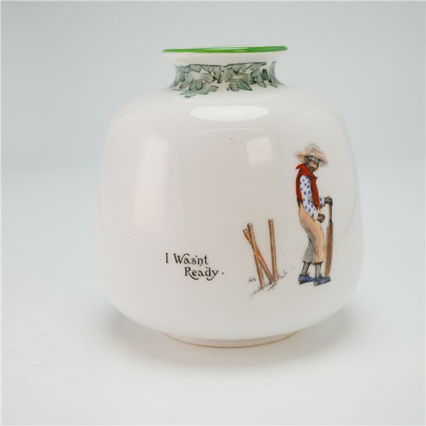 Royal Doulton Series Ware Vase, All Black Team
