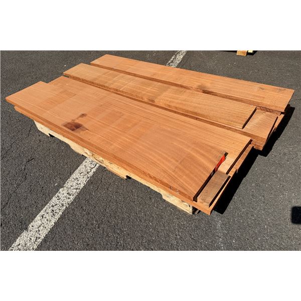 Pallet Multiple African Mahogany Lengths, Misc Sizes to 60"L