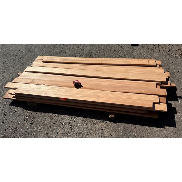 Pallet Multiple African Mahogany Lengths, Misc Sizes to 84"L